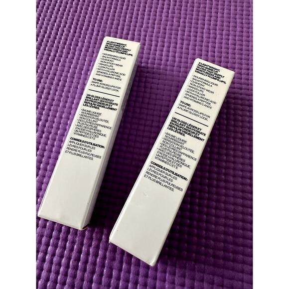 2 Smashbox HALO Plump Glow Gloss Lipgloss NEW Beam & Aura Lip Gloss - Picture 5 of 7